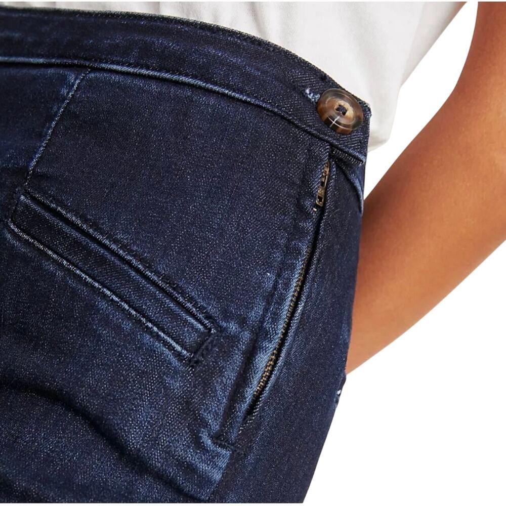 ANTHROPOLOGIE PILCRO Women’s High Rise Dark Wash Denim Jegging size 28 - Picture 3 of 7